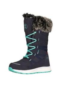 Winterstiefel Trollkids "GIRLS HEMSEDAL WINTER BOOTS XT", M&auml;dchen, Gr. 30, blau (navy, mint), Synthetik, mehrfarbig, Schuhe Winterstiefel, Snowboots, Winterstiefel, Winterschuhe, f&uuml;r Kinder, wasserdicht
