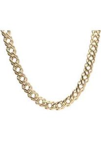 Panzerkette Firetti "Schmuck Geschenk Metall Halsschmuck Halskette 8,6 mm breit" Gr. 50, gold (gelbgoldfarben), Halsketten, Damen, 50, Metall, L: 50 B: 8,6mm, Panzerkette, Made in Germany, B:8,6mm