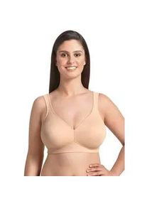Soft-BH Rosa Faia "Twin", Damen, Gr. 110, Cup E, beige (desert), Stoff, Obermaterial: 70% Polyamid, 30% Elasthan, clean, leicht gl&auml;nzend, unifarben, normal, BHs Soft-BH, ohne B&uuml;gel, verstellbare Tr&auml;ger, weich, schlicht, atmungsaktiv