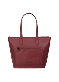 Shopper Betty Barclay, Damen, Gr. B/H/T: 42cm x 30cm x 13cm onesize, rot, Kunstfaser, leicht gl&auml;nzend, unifarben, Taschen Shopper