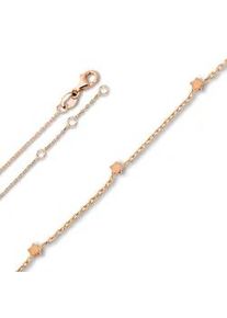 Fu&szlig;kette ONE ELEMENT "Fu&szlig;kettchen Rundankerkette aus 925 Silber 25 cm", silber, Fu&szlig;ketten, Damen, Silber 925 (Sterlingsilber), Sanfte Linie &ndash; unaufdringlich und geschmackvoll