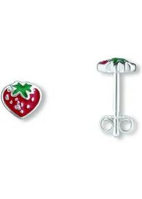 Paar Ohrh&auml;nger ONE ELEMENT "Erdbeere Ohrringe Ohrstecker aus 925 Silber", silber, Ohrringe, Damen, Kinder, Silber 925 (Sterlingsilber), Kleines Statement &ndash; pers&ouml;nlich, stilvoll, alltagstauglich