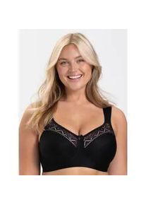 Miss Mary Of Sweden Entlastungs-BH MISS MARY, Damen, Gr. 105, Cup D, schwarz, 49% Polyester, 28% Polyamid, 15% Lyocell, 8% Elasthan, BHs Entlastungs-BH