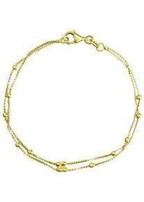 Armband Firetti "Schmuck Geschenk Silber 925 Armschmuck Armkette Kugeln", gold (gelbgoldfarben), Armb&auml;nder, Damen, 19cm, Silber 925 (Sterlingsilber), Armband