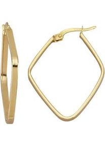 Paar Creolen Firetti "Schmuck Geschenk Gold 375 Ohrschmuck Ohrringe", gold (gelbgoldfarben), Ohrringe, Damen, Gelbgold 375