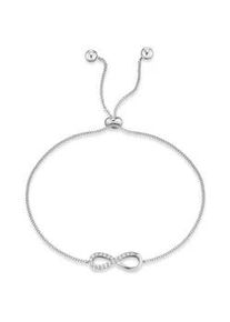 Silberarmband Engelsrufer "Little magic Engelsrufer INFINITY", silber (silber, 925, kristallwei&szlig;), Armb&auml;nder, Damen, 22cm, Silber 925 (Sterlingsilber), Silberarmband, mit Zirkonia (synth.)