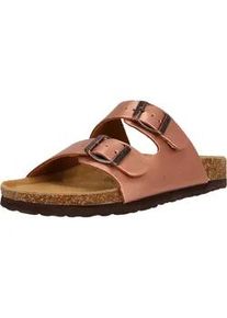 Sandale CRUZ "Winsy", Damen, Gr. 39, rosa (kupfer), Polyurethane, Schuhe Schlappen Pantolette, mit komfortablem Fu&szlig;bett