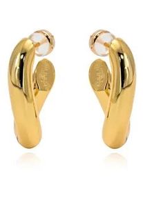 Paar Ohrstecker FILIPPA FIRENZE "GIGI", gold (goldfarben), Ohrringe, Damen, Stahl, mit Vergoldung