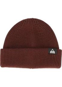 Beanie SOS "Rogla", Damen, braun, 51% Viskose, 27% Polyester, 22% Nylon, unifarben, M&uuml;tzen Beanie, mit kuscheligem Tragekomfort