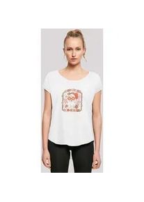 T-Shirt F4NT4STIC "Stay Merry And Bright Hippie Santa", Damen, Gr. 4XL, wei&szlig;, Obermaterial: 100% Baumwolle, regular fit, Rundhals, ohne B&uuml;ndchen, Shirts T-Shirt, Premium Qualit&auml;t, Weihnachts-Kollection
