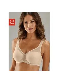 Minimizer-BH Nuance, Damen, Gr. 85, Cup F, braun (toffee), Netz, Obermaterial: 71% Polyamid, 29% Elasthan, BHs Minimizer-BH, mit B&uuml;gel und modischen Netzeins&auml;tzen