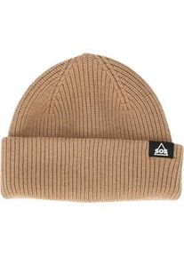 Beanie SOS "Rogla", Damen, braun (hellbraun), 51% Viskose, 27% Polyester, 22% Nylon, unifarben, M&uuml;tzen Beanie, mit kuscheligem Tragekomfort