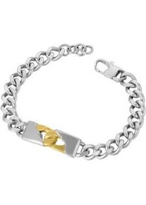 Armband Firetti "Schmuck Geschenk Edelstahl Armschmuck Armkette Panzerkette Vintage", gold (edelstahlfarben, gelbgoldfarben), Armb&auml;nder, Damen, 23cm, Edelstahl, Armband