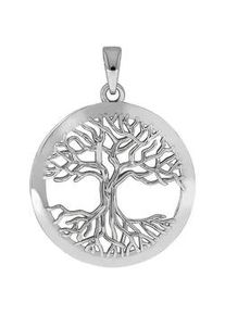 Kettenanh&auml;nger Vivance "925/- Sterling Silber rhodiniert", wei&szlig;, Schmuckanh&auml;nger, Damen, one-size, Silber 925 (Sterlingsilber), 2,4 g, Kettenanh&auml;nger