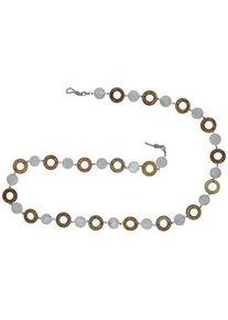 Collierkettchen Steuer "Brillenkette", bunt (mehrfarbig), Halsketten, Damen, 88cm, Metall, L: 88