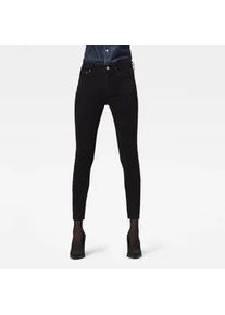 G-Star Raw Skinny-fit-Jeans G-STAR "3301", Damen, Gr. 27, L&auml;nge 30, schwarz (pitch schwarz), Denim/Jeans, Obermaterial: 92% Baumwolle, 7% Elastomultiester, 1% Elasthan, skinny fit normal, Jeans, mit Stretch