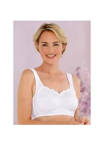 w&auml;schepur B&uuml;gelloser BH W&Auml;SCHEPUR, Damen, Gr. 85, Cup C, wei&szlig;, 90% Baumwolle, 6% Elasthan, 4% Polyamid, BHs