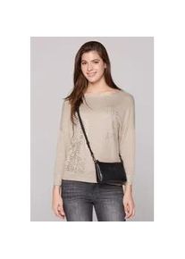 Umh&auml;ngetasche SOCCX, Damen, Gr. B/H/T: 20cm x 13cm x 4cm, schwarz, Polyurethan (PU), unifarben, Taschen Umh&auml;ngetasche, mit abnehmbarem Schulterriemen