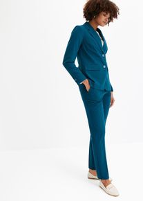 bonprix Hosenanzug, petrol, Gr.36, klassischer Hosenanzug mit Viskose-Anteil