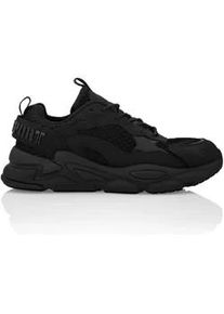 Sneaker Plein Sport "Track King", Damen, Gr. 39, Normalschaft, schwarz (0202, schwarz, schwarz), Schuhe Sneaker