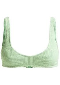 Bandeau-Bikini-Top Roxy "Aruba", Damen, Gr. XL, Cup B, gr&uuml;n (sprucetone), Obermaterial: 92% Microfaser, 8% Elasthan;, Bikini-Oberteile