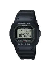 Funkchronograph Casio G-SHOCK, schwarz (schwarz, grau), Armbanduhren, Herren, Solaruhr,Armbanduhr,Herrenuhr,digital,,bis 20 bar wasserd.Resinarmband