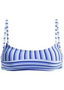 Bandeau-Bikini-Top Roxy "Party Wave", Damen, Gr. M, Cup B, lila, Obermaterial: 95% Microfaser, 5% Elasthan;, Bikini-Oberteile