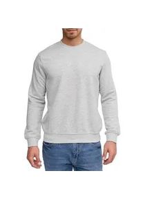 Sweatshirt INDICODE "INFence", Herren, Gr. XL, grau (lt grau mix), Sweatware, Obermaterial: 60% Baumwolle, 40% Polyester, unifarben, regular fit normal, Rundhals, Rippb&uuml;ndchen, Sweatshirts Sweatshirt