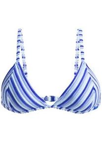 Triangel-Bikini-Top Roxy "Party Wave 2", Damen, Gr. XS, Cup B, lila, Obermaterial: 95% Microfaser, 5% Elasthan;, Bikini-Oberteile