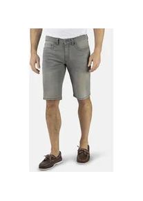 Bermudas Stooker Men "5-Pkt Style Summer Denim Bermudas", Herren, Gr. 36, silber (silbergrau denim), Denim/Jeans, 99% Baumwolle, 1% Elasthan, gerade kurz, Hosen Bermudas, Sommer Straight Fit Casual Stretchdenim f&uuml;r Herren