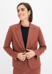 bonprix Blazer mit Paspeltaschen, braun, Gr.38, Attraktiver Blazer mit praktischen Paspeltaschen.