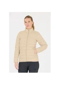 Outdoorjacke WHISTLER "Arubi", Damen, Gr. 48, beige, 100% Polyamid, kariert, normal, hoch geschlossener Ausschnitt, Jacken Outdoorjacke, mit leichter F&uuml;llung