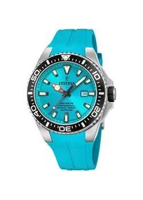 Festina "Diver Collection" Armbanduhr, Quarzuhr, Herrenuhr, bis 20bar wasserdicht, Silikonarmband