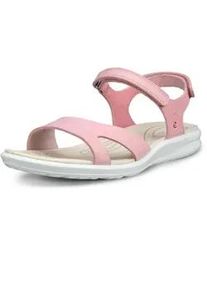 Trekkingsandale Ecco "Ecco CRUISE II", Damen, Gr. 40, rosa, Leder, Schuhe, Outdoorschuh, Sommerschuh, Freizeitsandale, mit Klettverschl&uuml;ssen