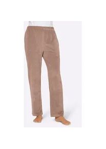 Nickihose feel good, Damen, Gr. 56/58, Normalgr&ouml;&szlig;en, beige, 80% Baumwolle, 20% Polyester, unifarben, Hosen