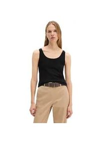 Marc O'Polo T-Shirt MARC O'POLO "aus Stretch Single Jersey", Damen, Gr. S, schwarz, Obermaterial: 96% Baumwolle, 4% Elasthan, unifarben, Basic, tiefer Rundhals, Shirts T-Shirt