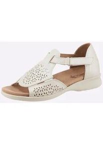 Classic Dog Sandale CLASSIC, Damen, Gr. 40, beige (ecru), Glattleder, Schuhe Sandale