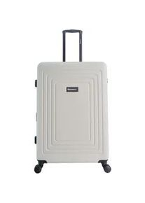 Koffer DISCOVERY "Coast", Damen, Gr. B/H/T: 52cm x 77cm x 32cm, wei&szlig;, Koffer, aus robustem ABS-Material