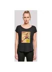 T-Shirt F4NT4STIC "Big Hero 6 Honey Lemon Newspaper", Damen, Gr. XS, schwarz, Obermaterial: 100% Baumwolle, regular fit, Rundhals, ohne B&uuml;ndchen, Shirts T-Shirt, Premium Qualit&auml;t