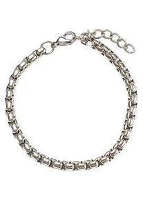Edelstahlarmband Firetti "Schmuck Geschenk Erbskette", silber (silberfarben), Armb&auml;nder, Damen, 21cm, Edelstahl, Edelstahlarmband, Made in Germany