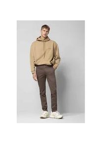 Chinos MEYER "M5 FIT", Damen, Gr. 34, L&auml;nge 32, braun, 89% Baumwolle, 8% Elastomultiester, 3% Elasthan, unifarben, slim fit lang, Hosen, im unifarbenen Design