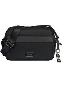 Schultertasche Samsonite "IMAGE BIZ", Gr. B/H/T: 8cm x 15,5cm x 23cm, schwarz, Nylon, Polyurethan, Taschen Schultertasche