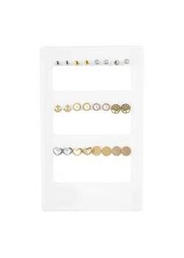 Adelia&acute;s Paar Ohrh&auml;nger ADELIA ́S "Damen Ohrstecker aus Edelstahl", silber, Ohrringe, Damen, Damen, Edelstahl