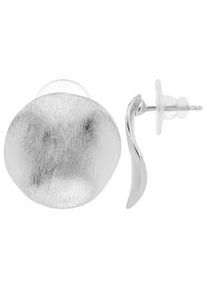 Adelia&acute;s Paar Ohrh&auml;nger ADELIA ́S "Damen Ohrstecker aus poliertem 925 Sterling Silber &Oslash; 12 mm", silber, Ohrringe, Damen, Damen, Silber 925 (Sterlingsilber)