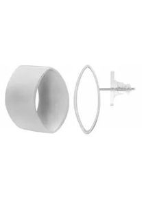 Adelia&acute;s Paar Ohrh&auml;nger ADELIA ́S "Damen Ohrstecker aus mattem 925 Sterling Silber", silber, Ohrringe, Damen, Damen, Silber 925 (Sterlingsilber)