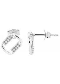 Adelia&acute;s Paar Ohrh&auml;nger ADELIA ́S "Damen Ohrstecker aus 925 Sterling Silber und Zirkonia", silber, Ohrringe, Damen, Damen, Silber 925 (Sterlingsilber)