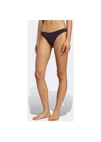 Bikini-Hose Adidas PERFORMANCE "ESSENTIALS BIKI", Damen, Gr. 42, N-Gr, schwarz-wei&szlig; (schwarz, wei&szlig;), Obermaterial: 81% Polyester, 19% Elasthan, Badehosen Bikini-Hose