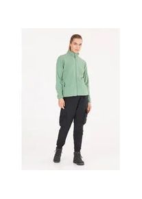 Fleecejacke WHISTLER "Cocoon", Damen, Gr. 42, gr&uuml;n, 100% Polyester, unifarben, normal, hoch geschlossener Ausschnitt, Jacken Fleecejacke, mit praktischem Tunnelzug