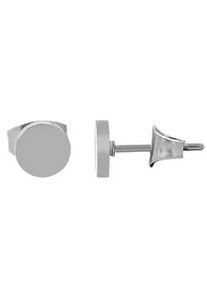 Adelia&acute;s Paar Ohrh&auml;nger ADELIA ́S "Unisex Ohrstecker aus Edelstahl &Oslash; 6 mm", silber, Ohrringe, Damen, Unisex, Edelstahl