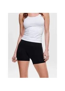 Radlerhose Only "ONLVICKY &ndash; Nahtlose Shorts mit elastischem Bund f&uuml;r optimalen Sitz", Damen, Gr. S (36), N-Gr, schwarz, Jersey, Obermaterial: 94% Polyamid, 6% Elasthan, unifarben, sehr figurbetont mini, Hosen Radlerhose, sehr figurbetont, Jersey, Kunstfaser, Stretch, unifarben